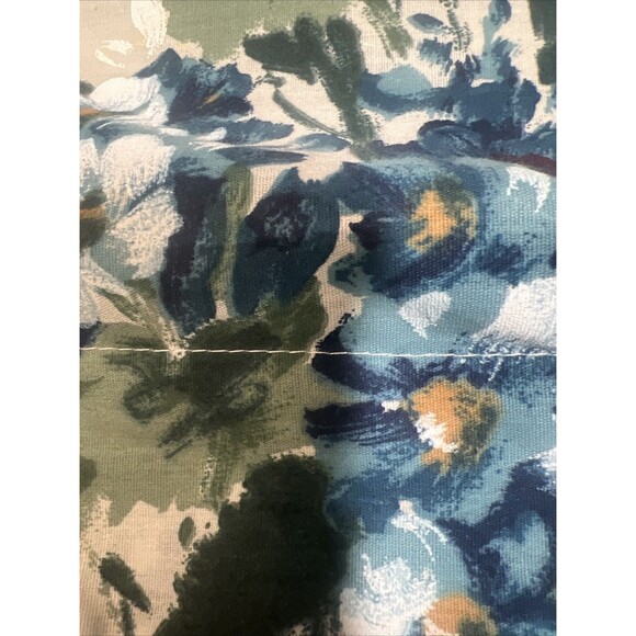 Vintage Pillow Shams Set Of 2 80s Floral 31x25 MCM Cottagecore - Picture 6 of 7